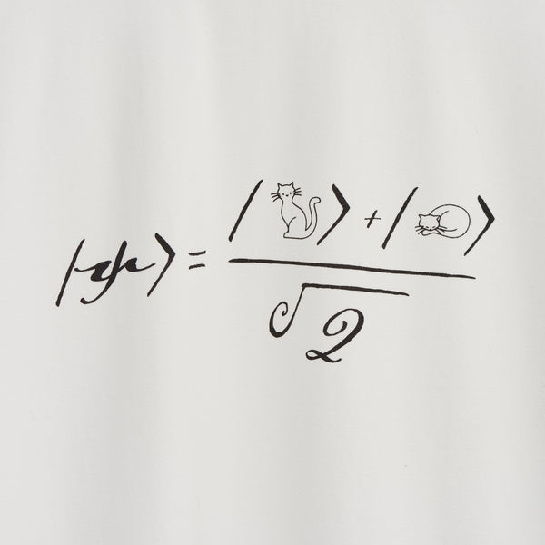 "シュレディンガーの猫" ルームウェア ネイビー ブラウン 量子力学 パシャマ 部屋着 上下セット ねこ ネコ レディース メンズ 人気 おしゃれ かわいい おすすめ 大人 ペア - QurioStore QurioS