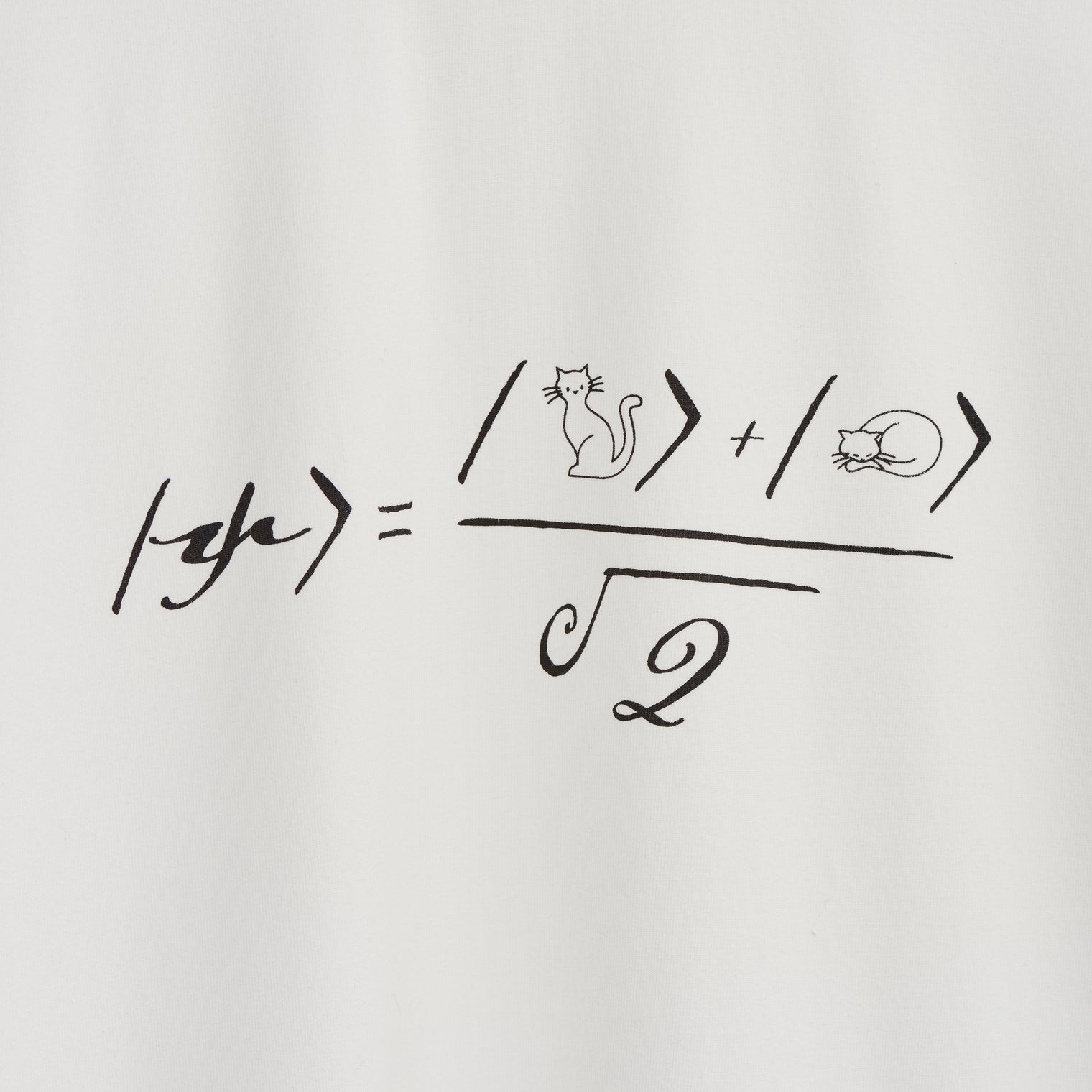 "シュレディンガーの猫" ルームウェア ネイビー ブラウン 量子力学 パシャマ 部屋着 上下セット ねこ ネコ レディース メンズ 人気 おしゃれ かわいい おすすめ 大人 ペア - QurioStore QurioS