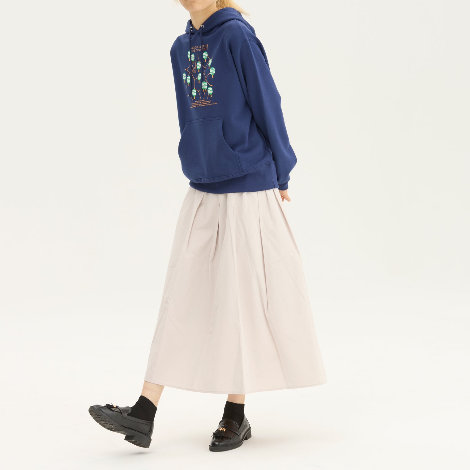 "ボロノイ図" パーカー オリーブ インディゴ 地図 網目 キリン レディース メンズ 人気 おしゃれ かわいい おすすめ 秋 冬 - QurioStore QurioS