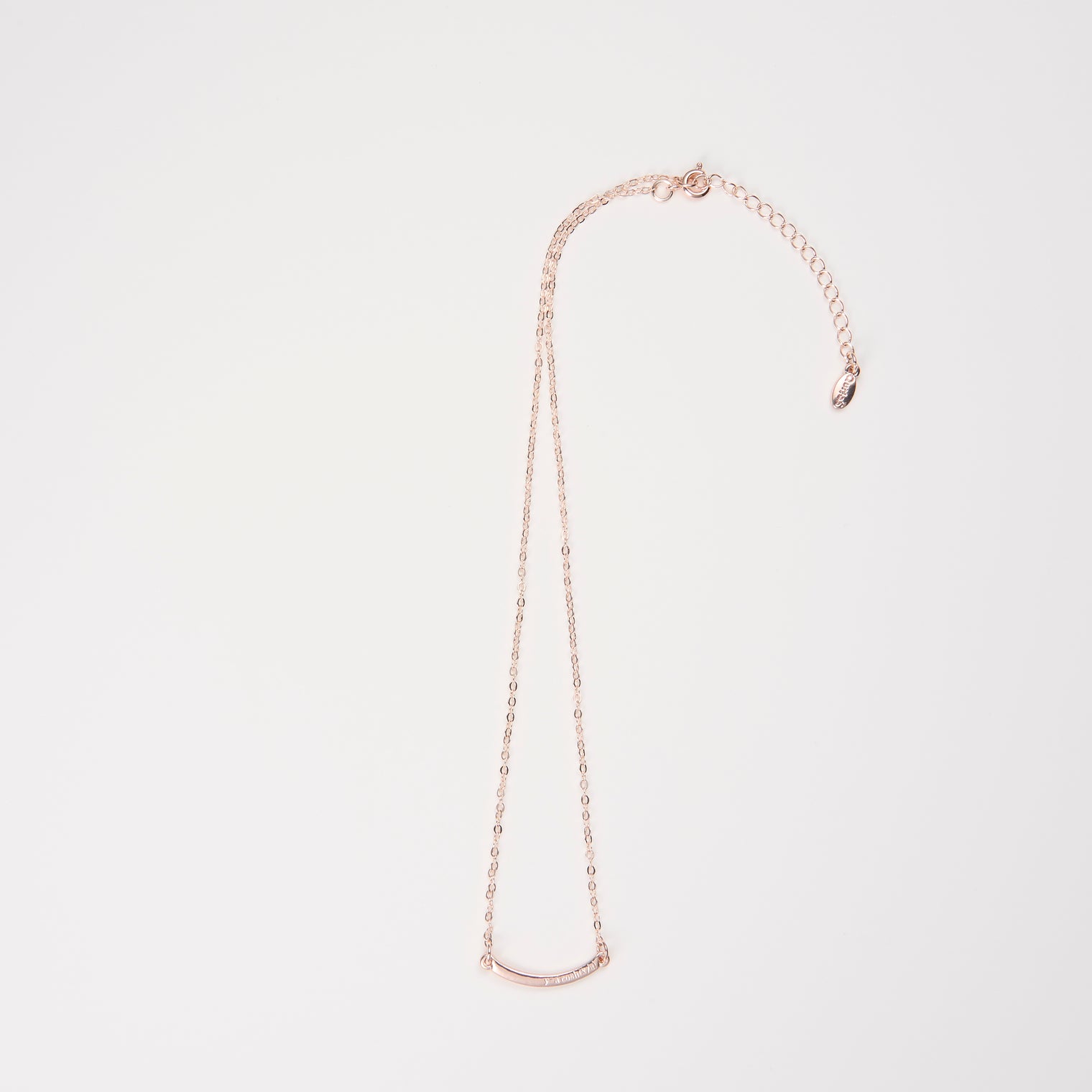 "Catenary" ネックレス ピンクゴールド 数学 カテナリー曲線 数式 - QurioStore QurioS