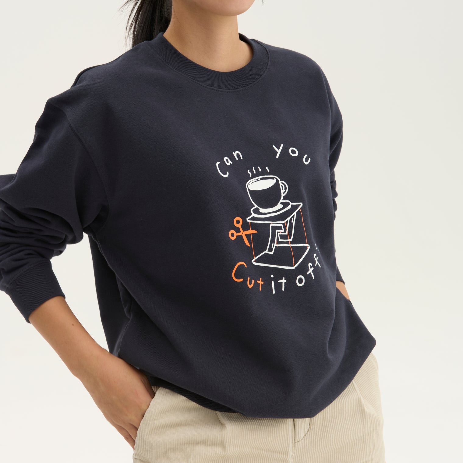 "テンセグリティ" スウェット バーガンディ アイボリー ネイビー 物理 力学 構造 トレーナー コーヒーカップ レディース メンズ 人気 おしゃれ かわいい おすすめ 秋 冬 - QurioStore QurioS