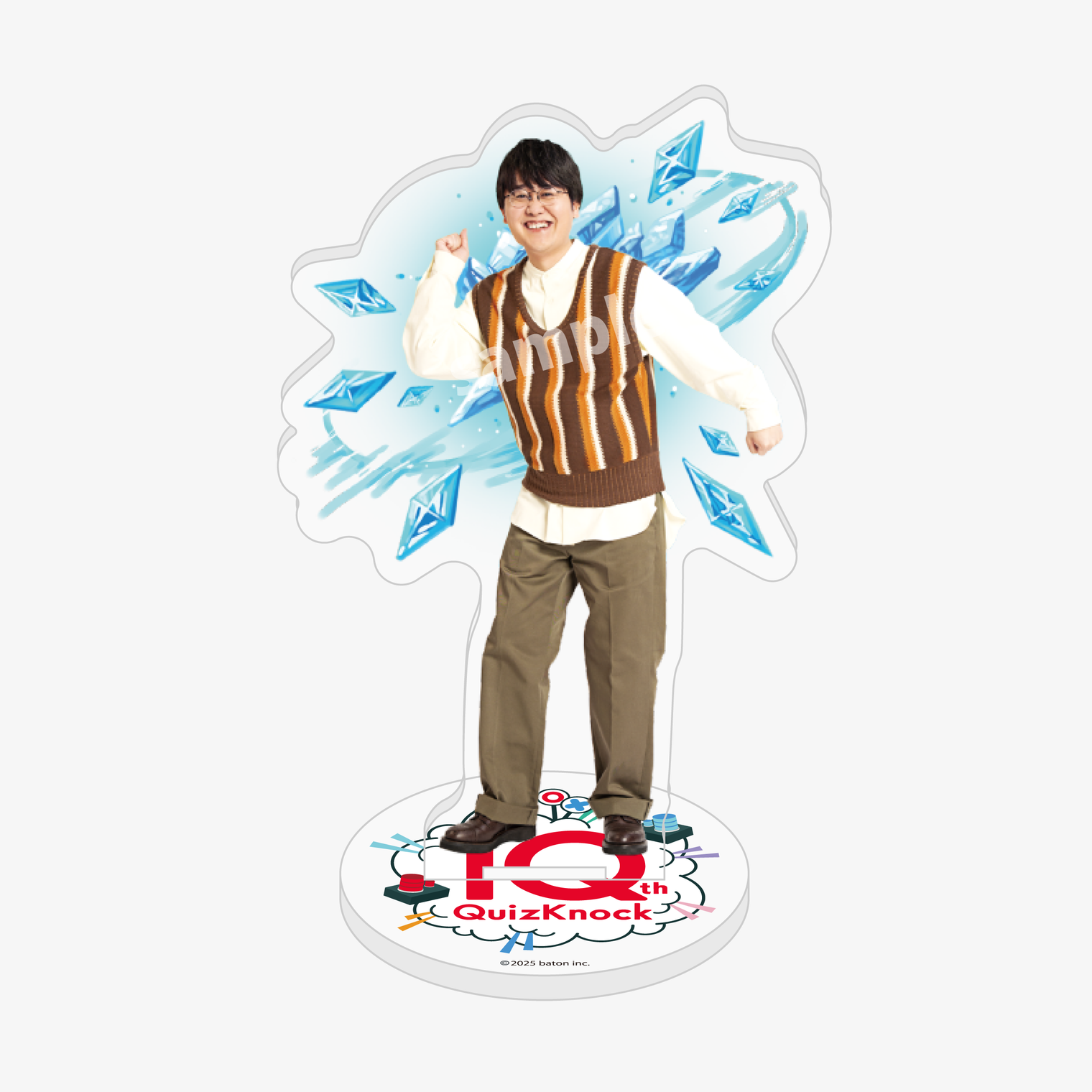 QuizKnock10周年 すごろくコマ 〜QKあるある〜 レッド 芸術・エンターテイメント アクリルスタンド クイズノック アクスタ - QurioStore QuizKnock