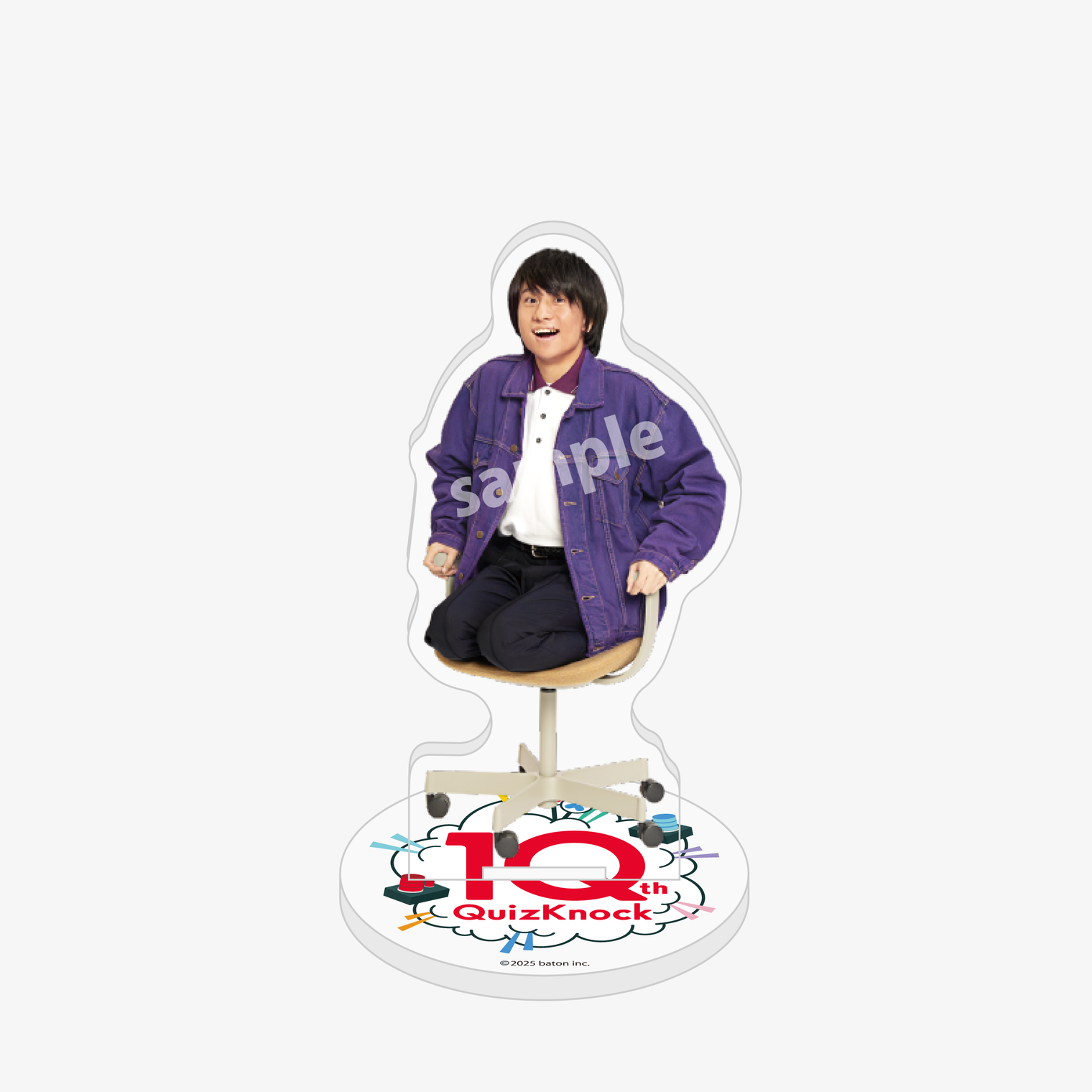 QuizKnock10周年 すごろくコマ 〜QKあるある〜 レッド 芸術・エンターテイメント アクリルスタンド クイズノック アクスタ - QurioStore QuizKnock