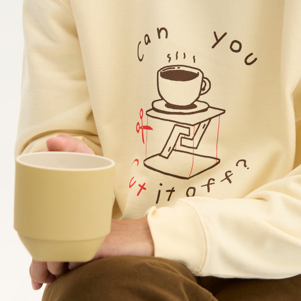 "テンセグリティ" スウェット バーガンディ アイボリー ネイビー 物理 力学 構造 トレーナー コーヒーカップ レディース メンズ 人気 おしゃれ かわいい おすすめ 秋 冬 - QurioStore QurioS
