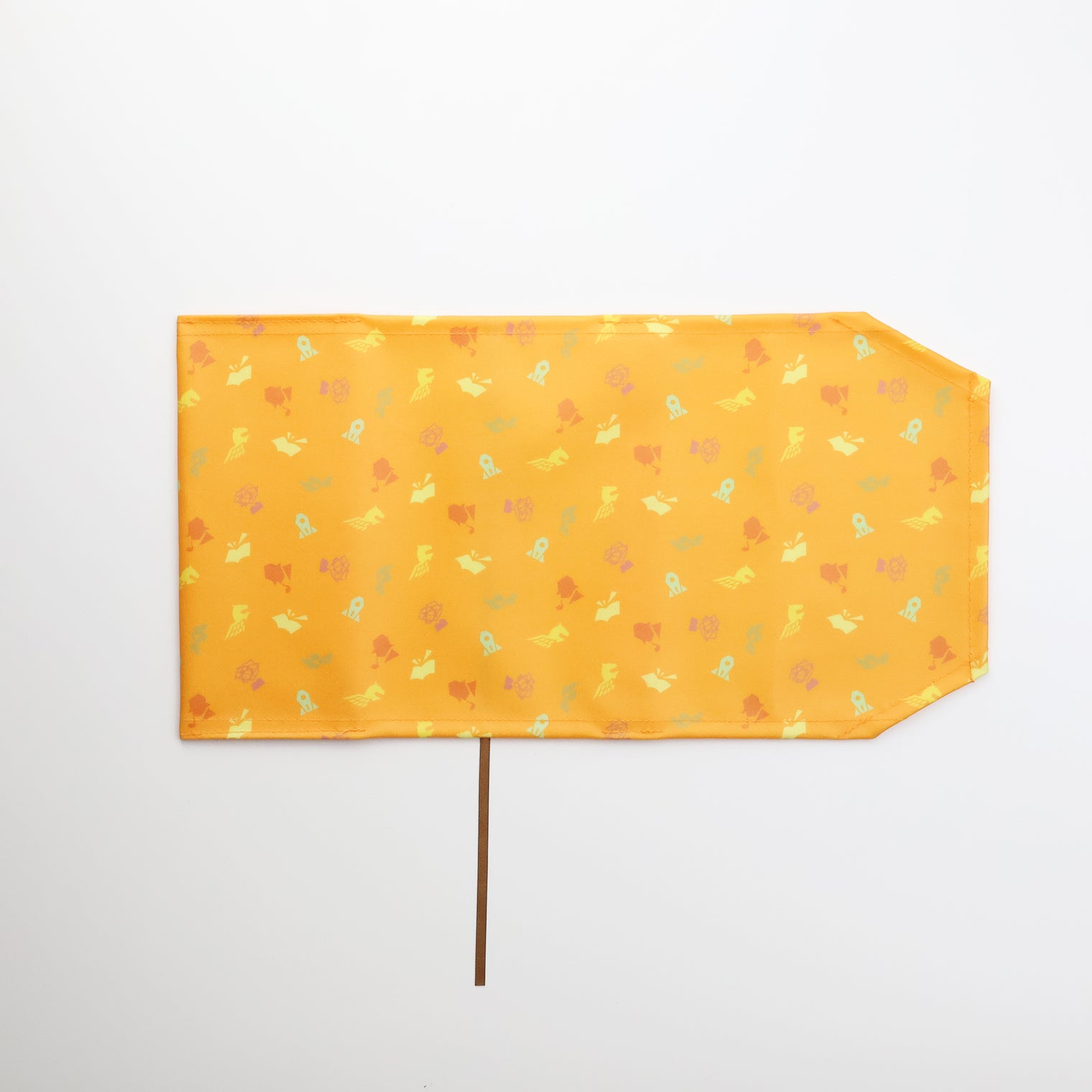 "読みもの" ブックカバー ネイビー イエロー 文学 小説 文庫本 PVC加工 汚れにくい おしゃれ 布 - QurioStore QurioS