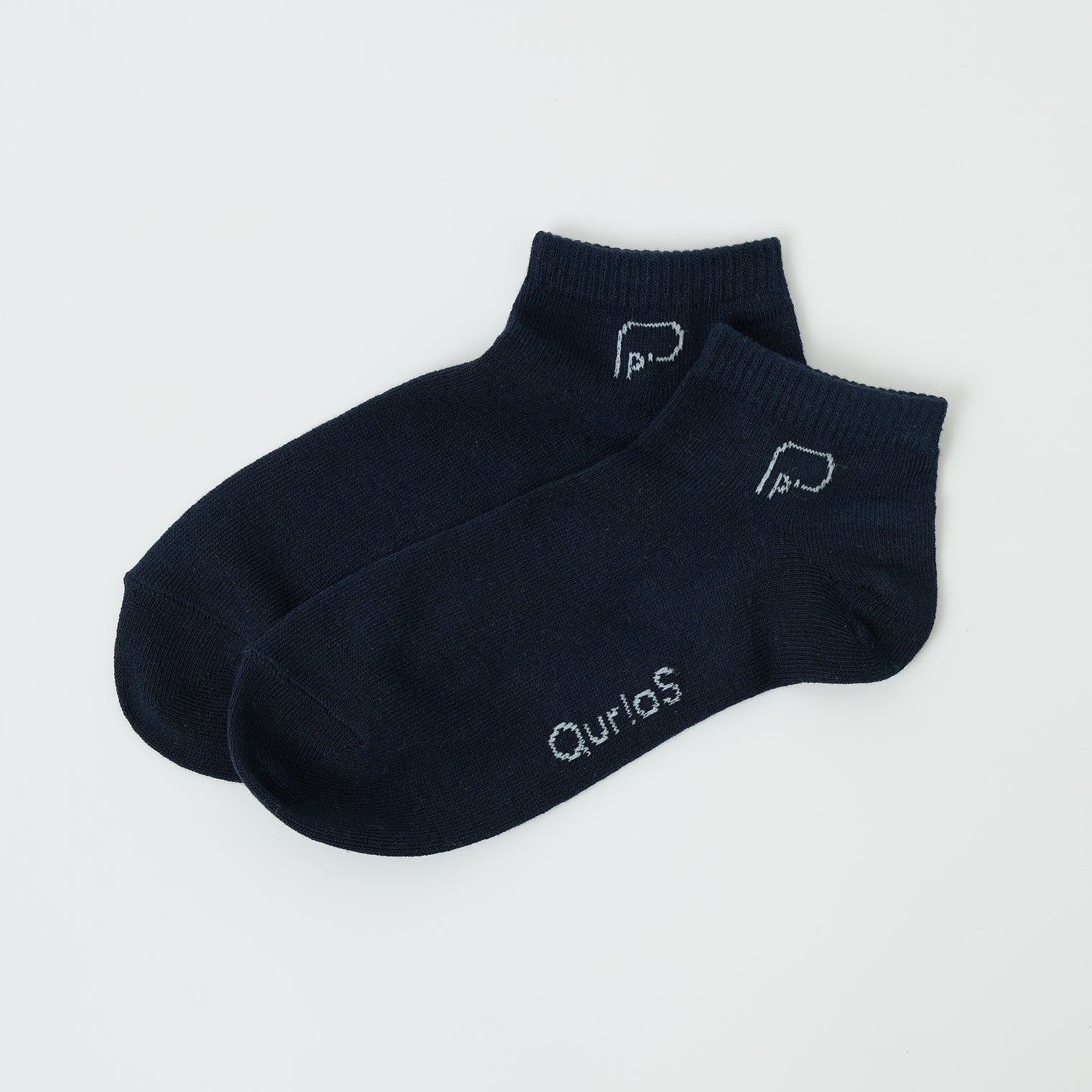 "点P" 靴下 ネイビー ブラック 数学 問題 スニーカーソックス くるぶし アンクル - QurioStore QurioS