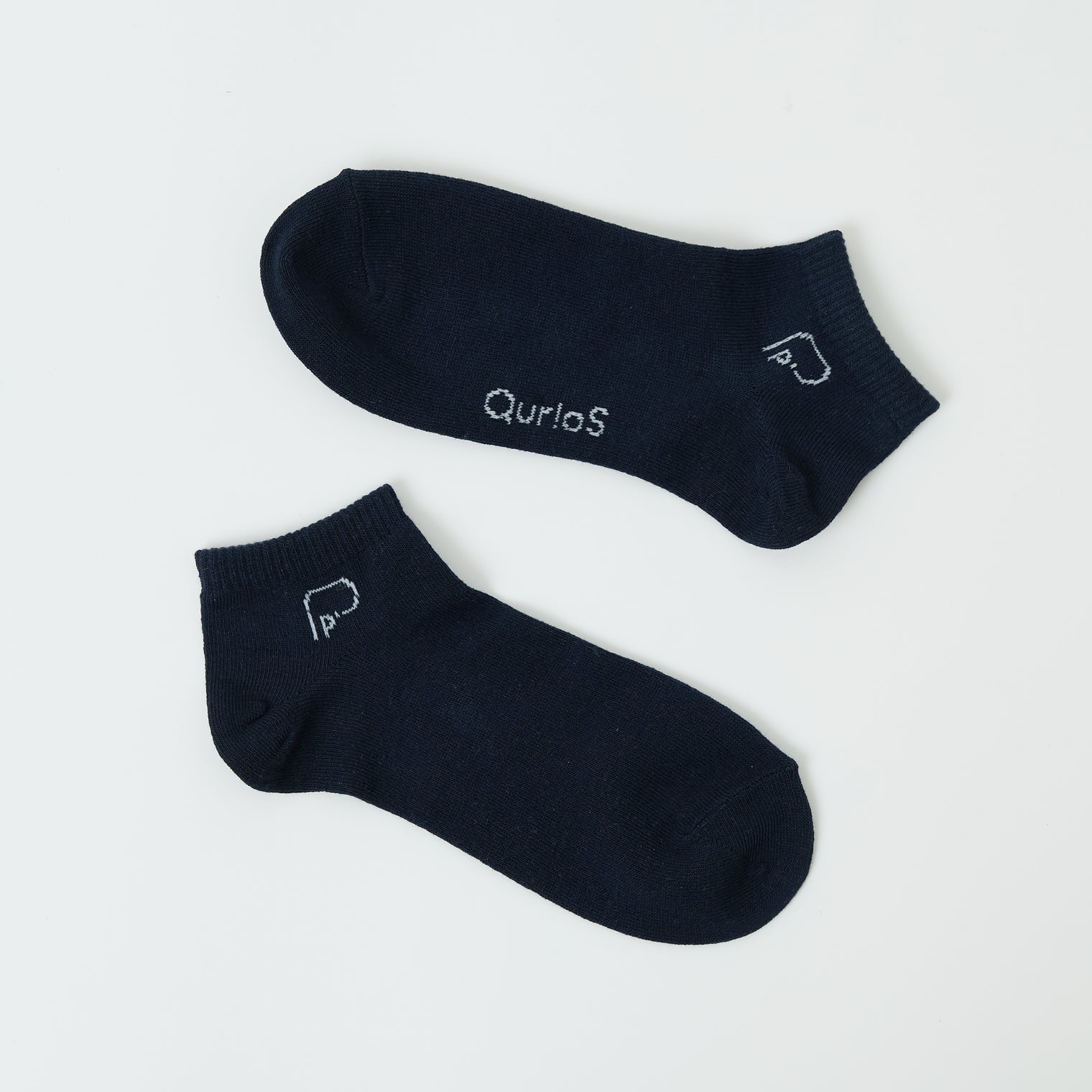 "点P" 靴下 ネイビー ブラック 数学 問題 スニーカーソックス くるぶし アンクル - QurioStore QurioS