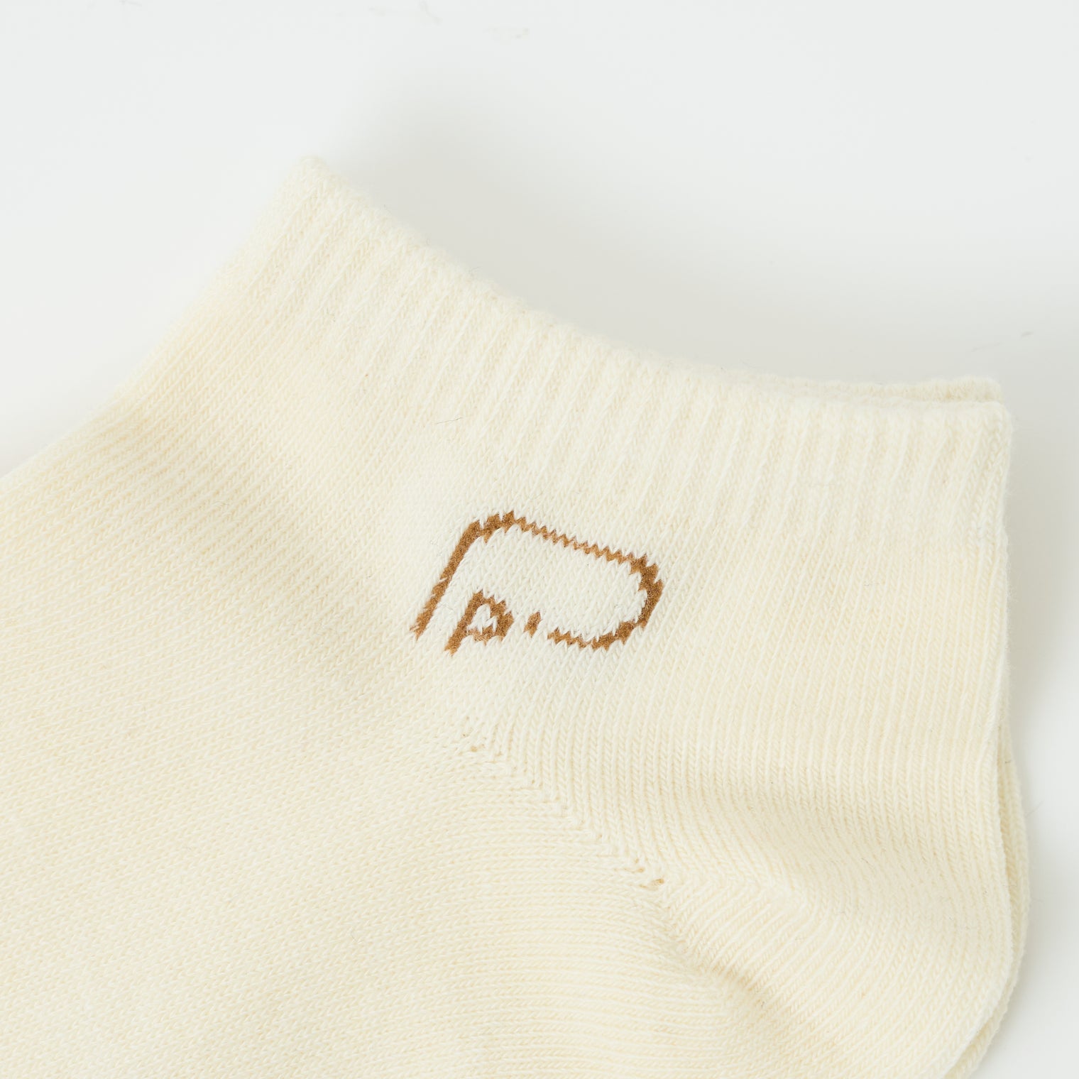 "点P" 靴下 アイボリー ホワイト 数学 問題 スニーカーソックス くるぶし アンクル - QurioStore QurioS