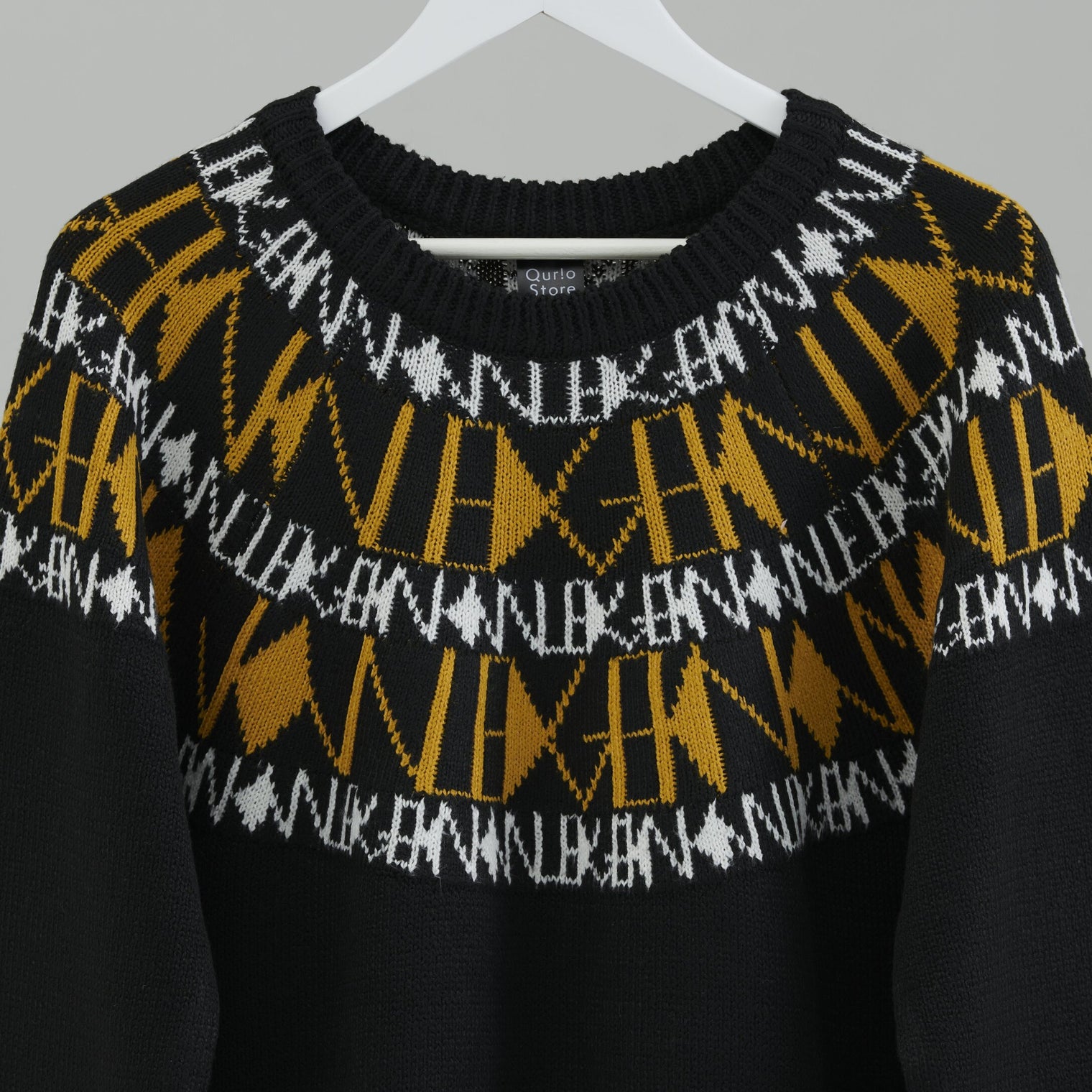 "Knowledge" ニットプルオーバー