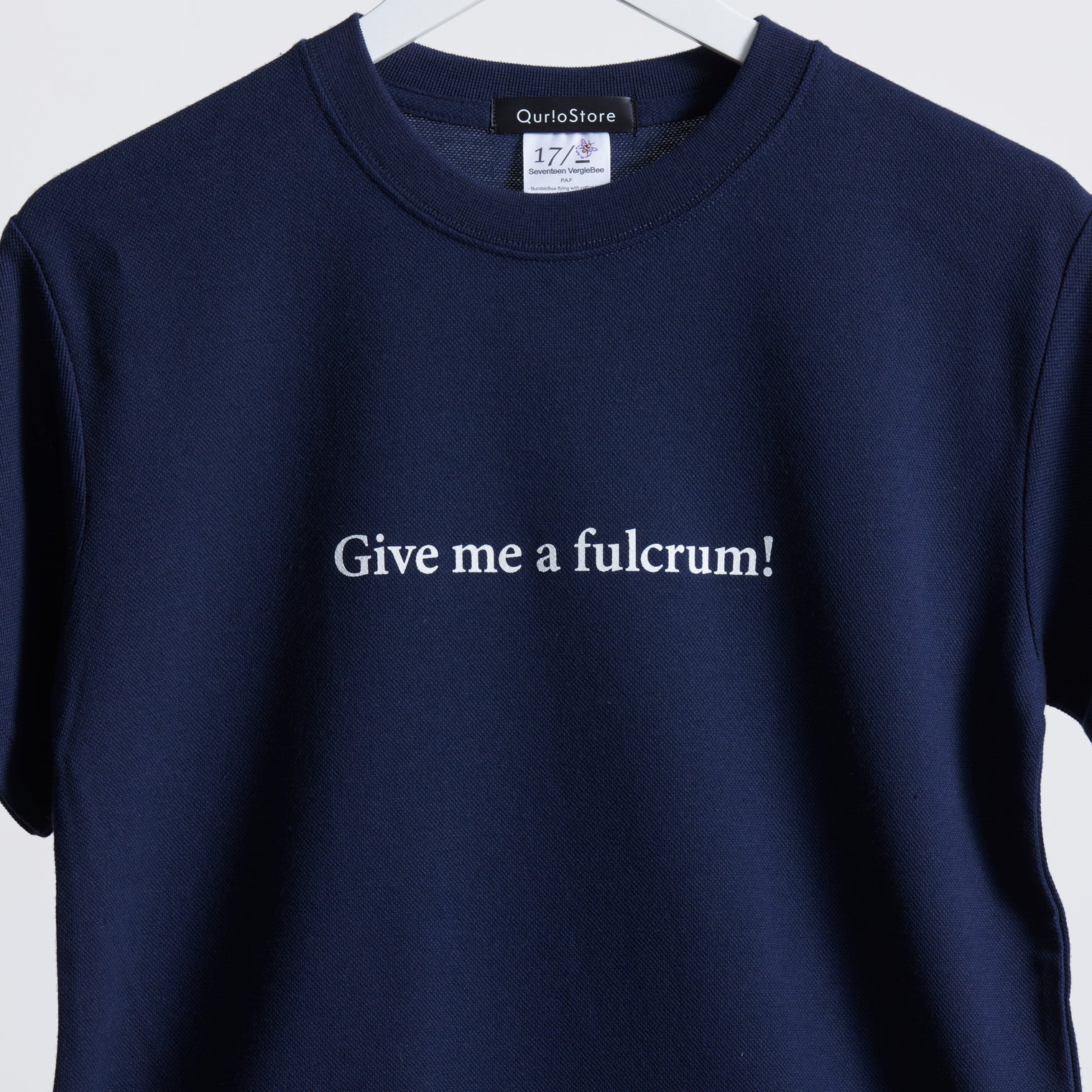 "支点をよこせ!" ドライ素材Tシャツ