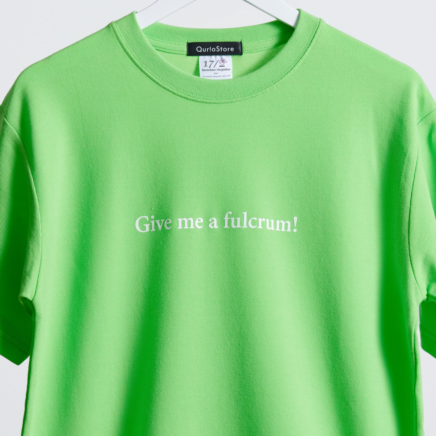 "支点をよこせ!" ドライ素材Tシャツ