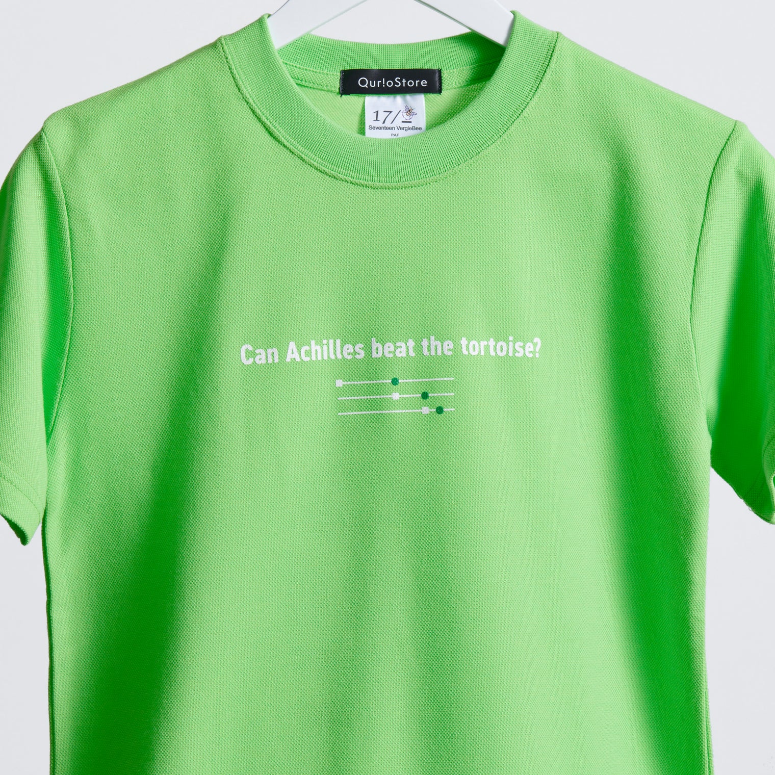 "追いついてみろ!" ドライ素材Tシャツ