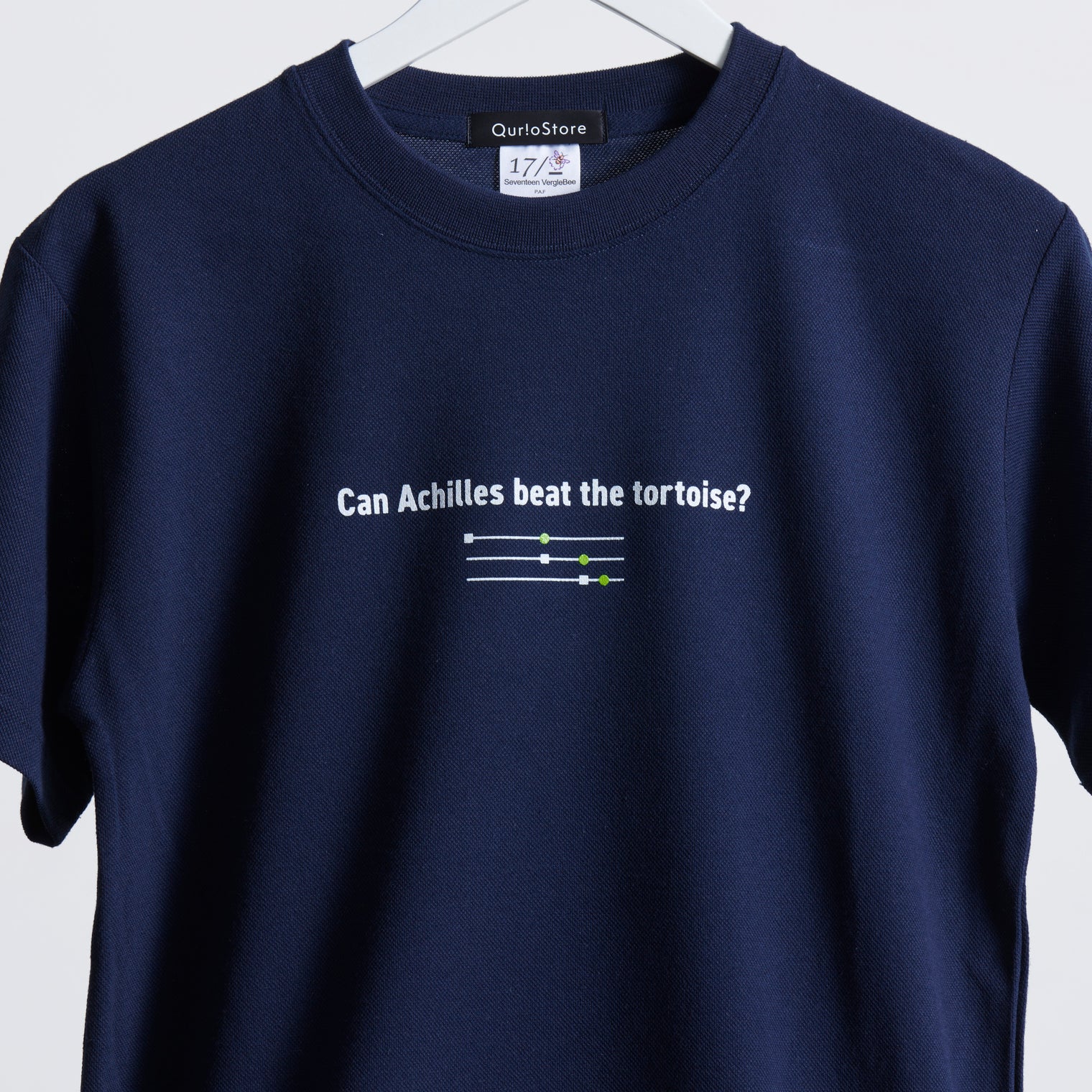 "追いついてみろ!" ドライ素材Tシャツ