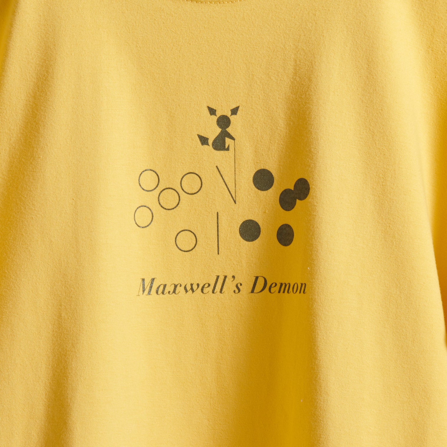 "マクスウェルの悪魔" Tシャツ