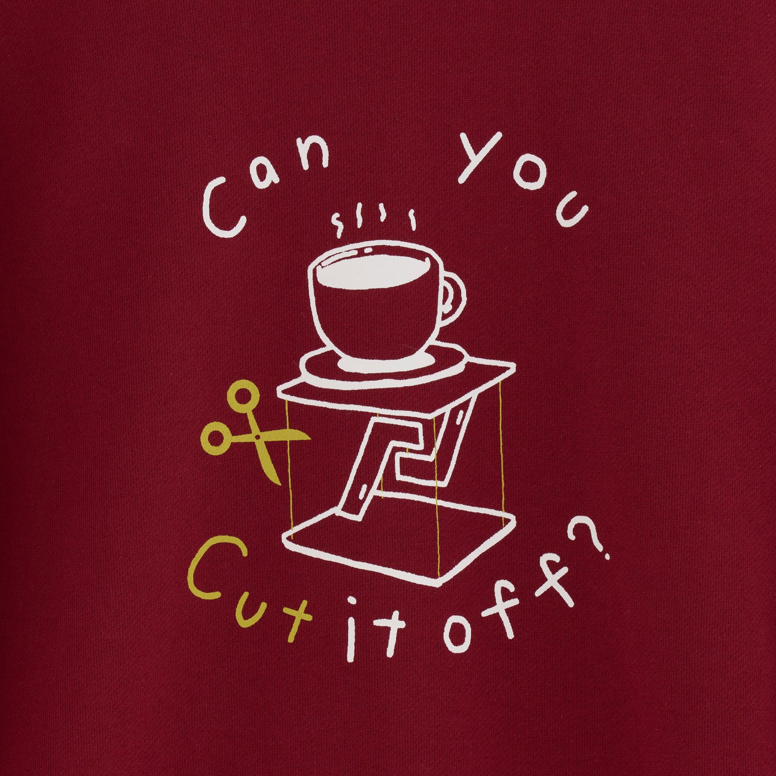 "テンセグリティ" スウェット バーガンディ アイボリー ネイビー 物理 力学 構造 トレーナー コーヒーカップ レディース メンズ 人気 おしゃれ かわいい おすすめ 秋 冬 - QurioStore QurioS