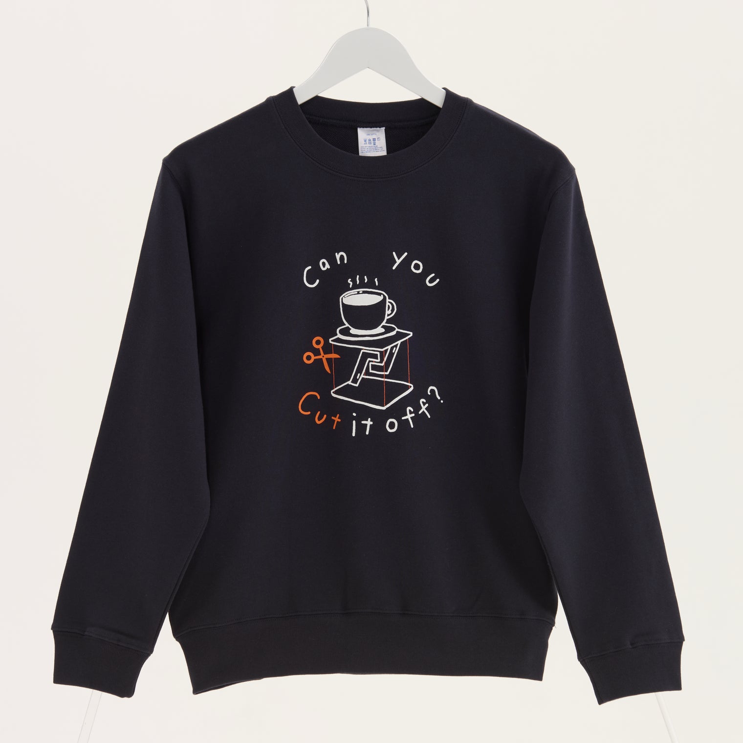 "テンセグリティ" スウェット バーガンディ アイボリー ネイビー 物理 力学 構造 トレーナー コーヒーカップ レディース メンズ 人気 おしゃれ かわいい おすすめ 秋 冬 - QurioStore QurioS