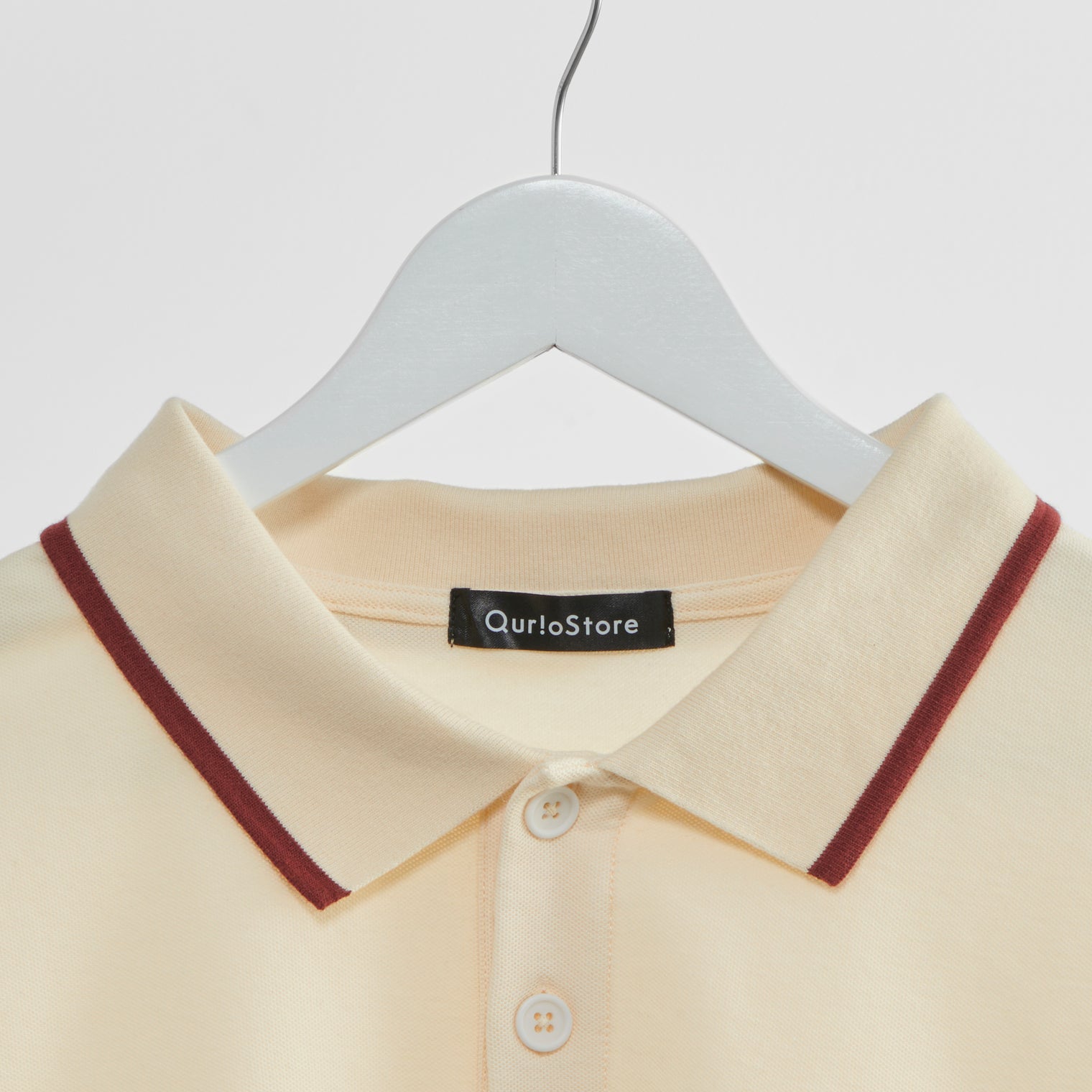 "チューリング・テスト" ポロシャツ アイボリー ネイビー 謎解き AI ドロップショルダー オーバーサイズ レディース メンズ 人気 おしゃれ 20代 30代 通勤 オフィス - QurioStore QurioS