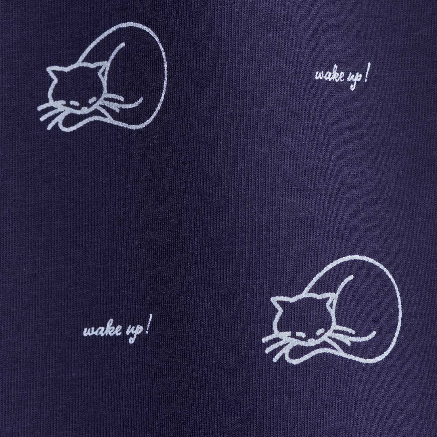 "シュレディンガーの猫" ルームウェア ネイビー ブラウン 量子力学 パシャマ 部屋着 上下セット ねこ ネコ レディース メンズ 人気 おしゃれ かわいい おすすめ 大人 ペア - QurioStore QurioS