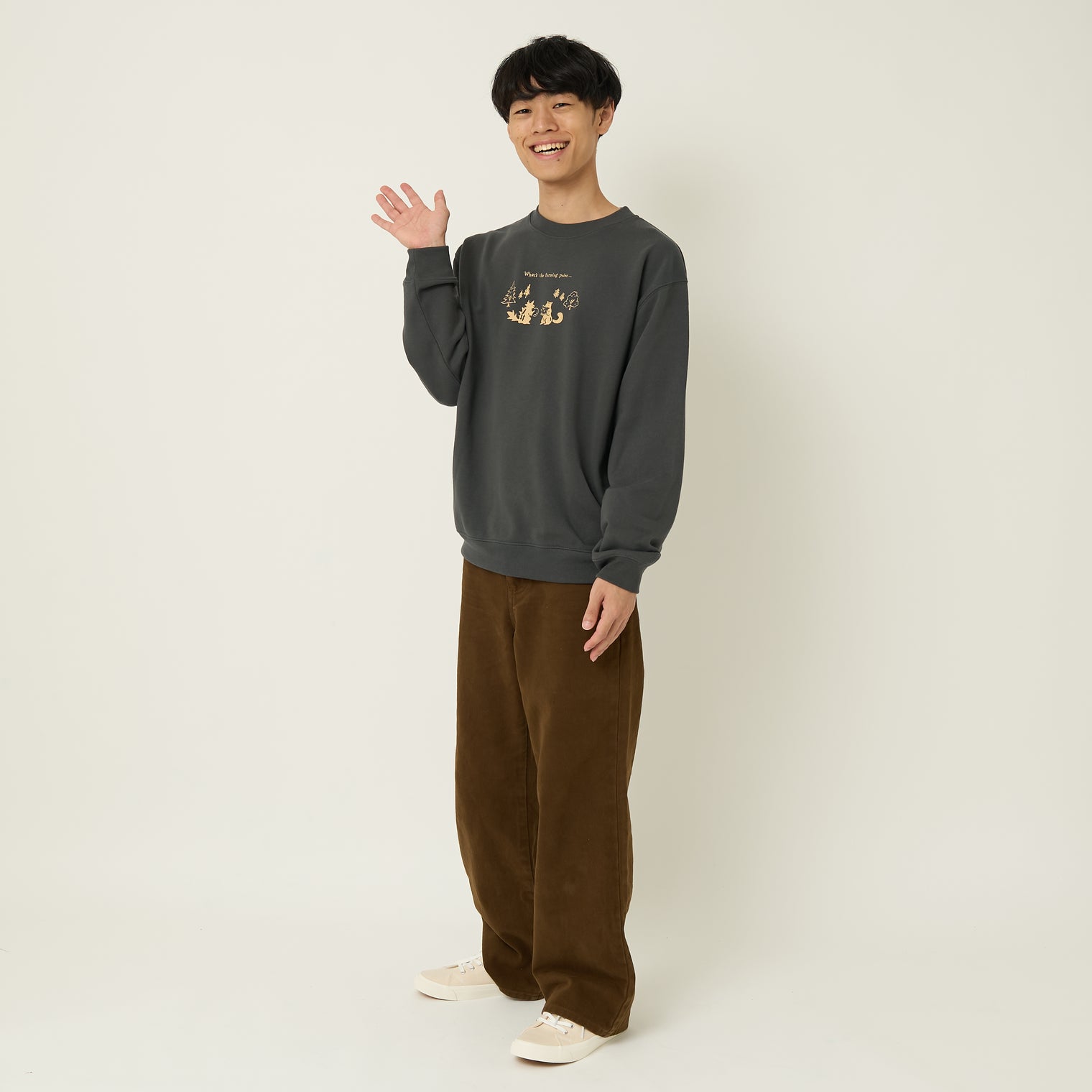 "ギザギザのくるみを食べるリス" 構文木スウェット (企画:東言) バーガンディ レッド グリーン ダークグレー 言語学 構文解析 QuizKnock クイズノック 秋冬 レディース メンズ 人気 おしゃれ 20代 30代 - QurioStore QurioS