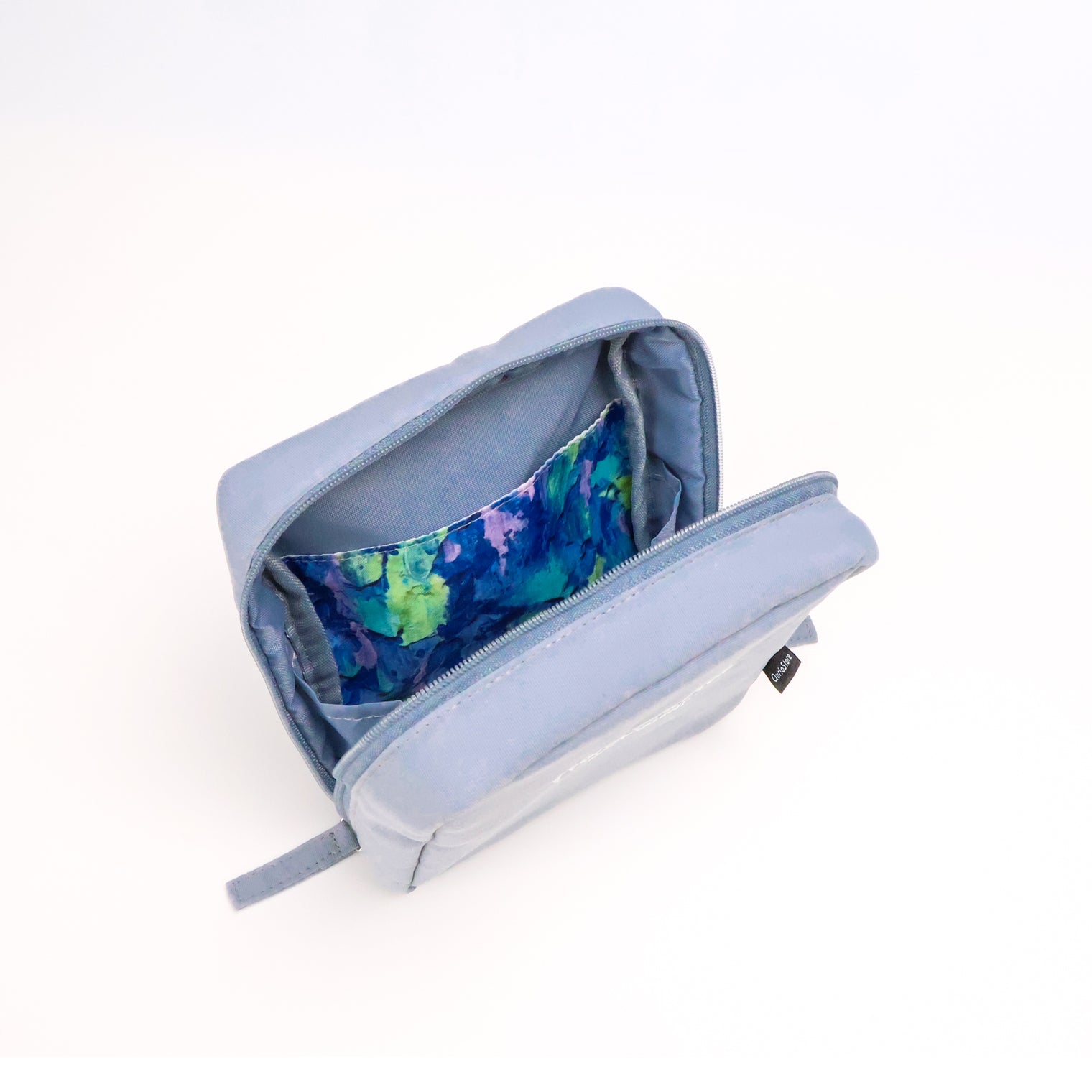 "汝自身を知れ" ポーチ ライトグレー 哲学 ソクラテス メイク トラベル 自分の無知を自覚せよ - QurioStore QurioS