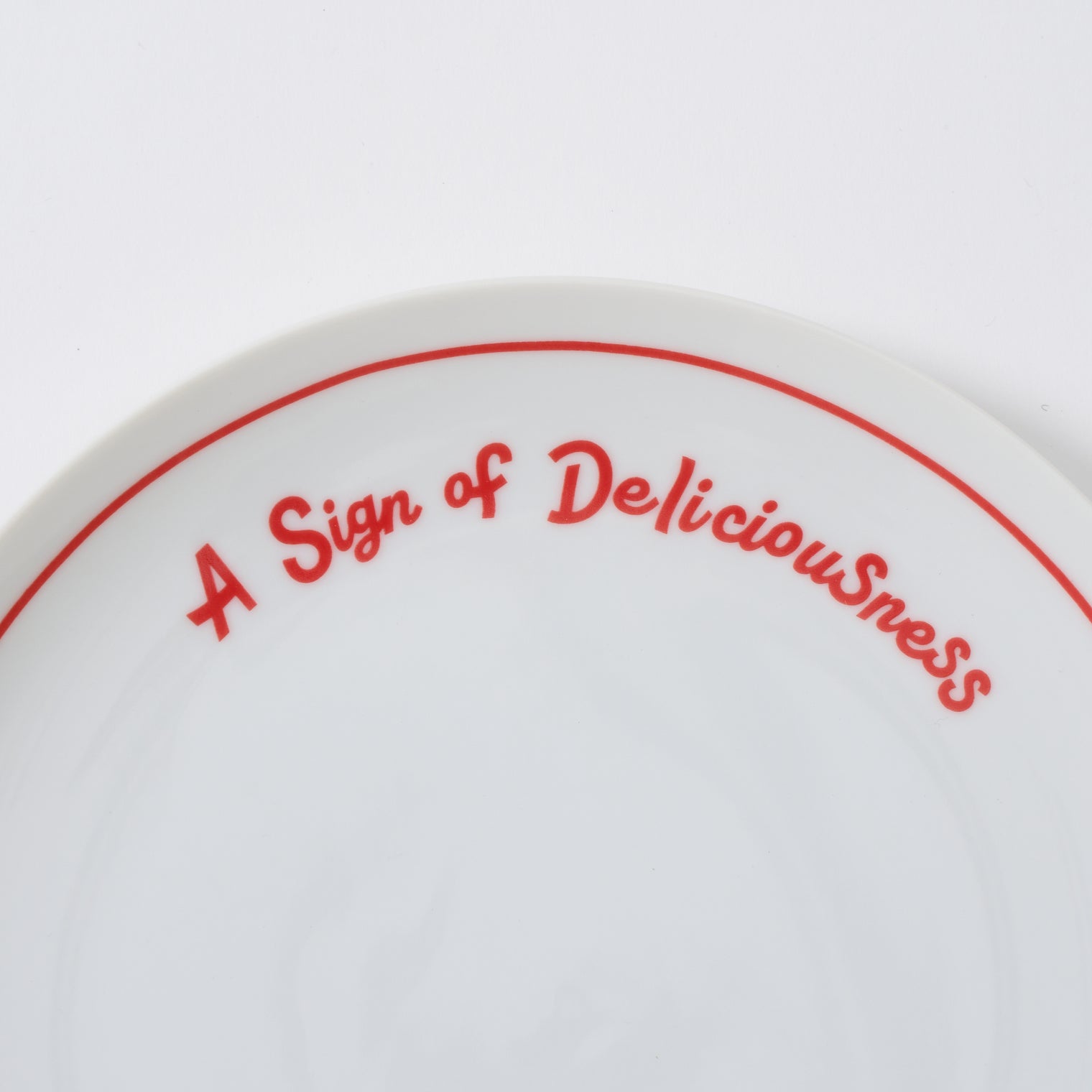 "Pavlov’s Bell" おいしい予感プレート レッド ブルー 生理学 プレート 犬 ベル パブロフ 食器 平皿 - QurioStore QurioS