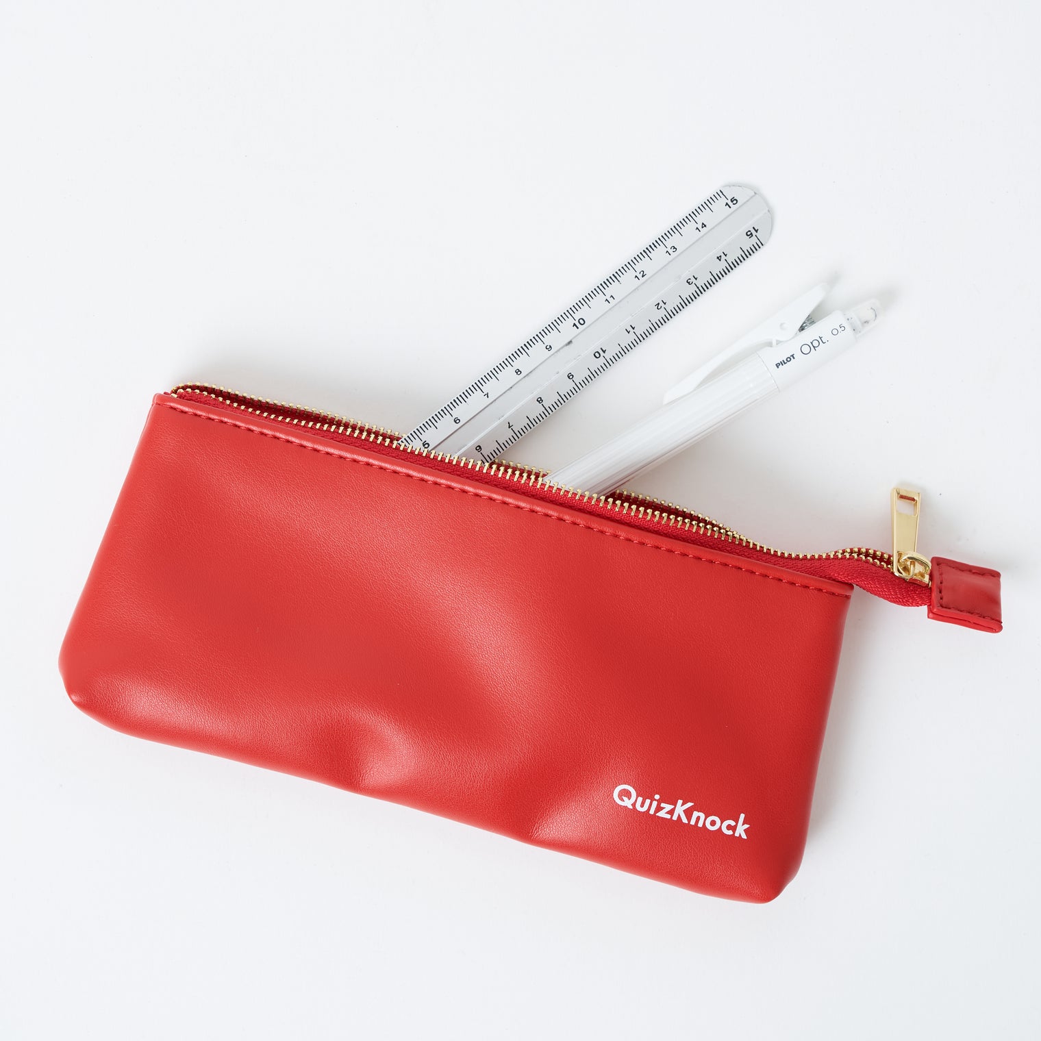 QuizKnockペンケース レッド