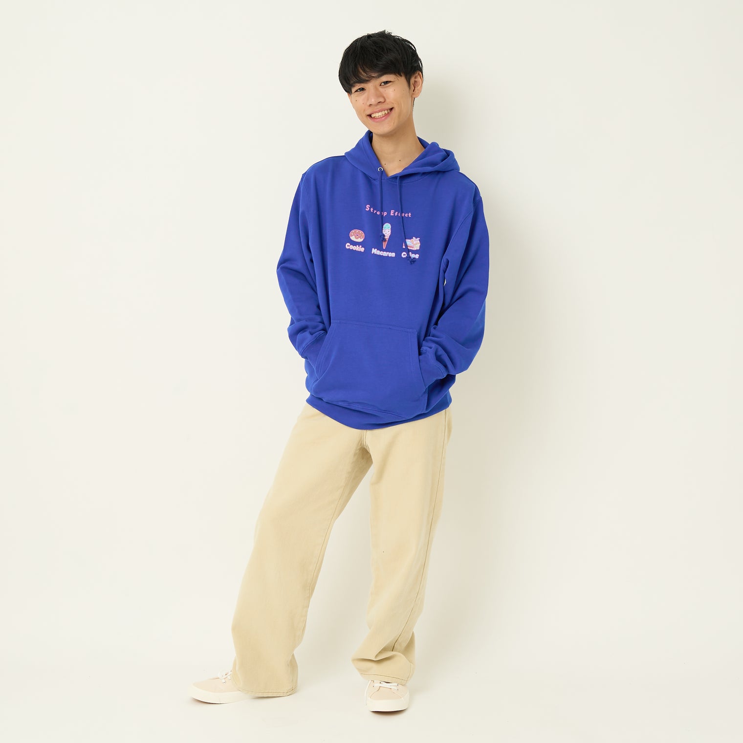 "Stroop effect" パーカー(企画:東問) ライトブルー ネイビー グレー アイボリー ブラック 心理学 ネットミーム マリン 海の生き物 スイーツ たこ マンボウ アンモナイト QuizKnock クイズノック 秋冬 レディース メンズ 人気 おしゃれ 20代 30代 - QurioStore QurioS