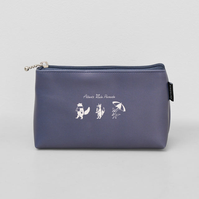 Allen’s rule parade マルチポーチ キツネ ピンク ネイビー ファッション小物 キツネ ポーチ クイズノック グッズ レディース メンズ 人気 おしゃれ 20代 30代 - QurioStore