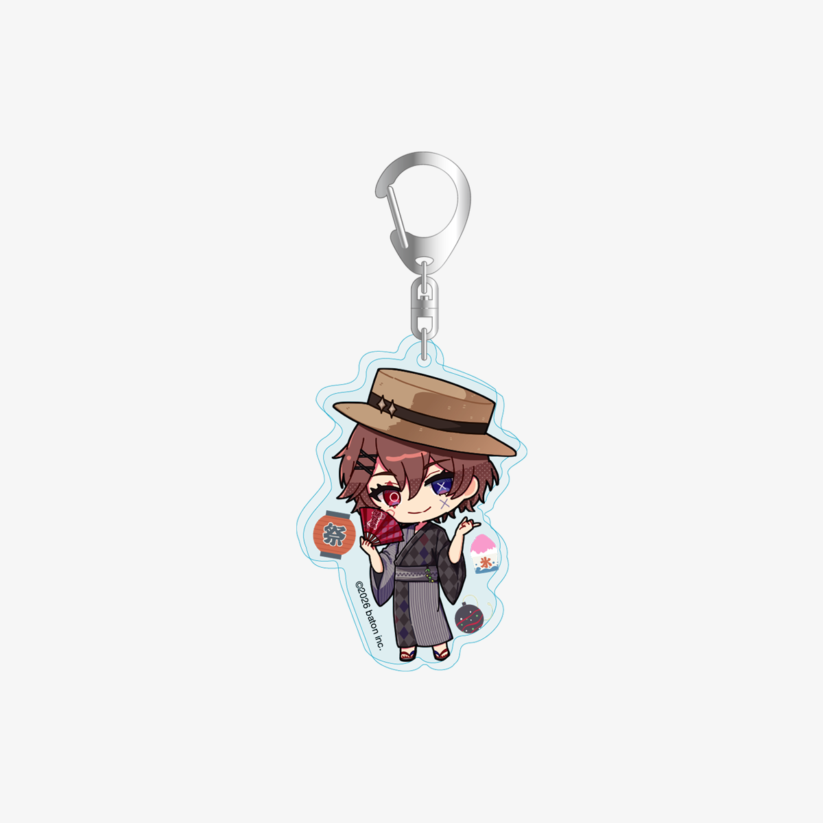 AlmaZarQ 夏祭り2026 アクリルキーホルダー 解問ハテナ レッド V Tuber アルマザーク あるまざーく グッズ - QurioStore AlmaZarQ