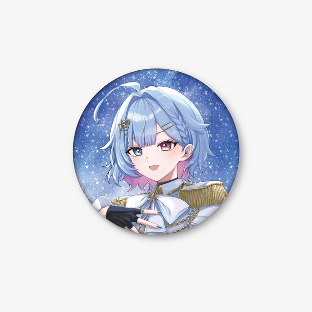 【夢川夢】缶バッジ 誕生日グッズ2026 ブルー 缶バッジ 星空 アルマザーク あるまざーく グッズ - QurioStore AlmaZarQ