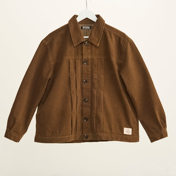 "Delta Q" ジャケット ブラウン アイボリー 熱力学 断熱 レディース メンズ 人気 おしゃれ カジュアル 秋 冬 - QurioStore QurioS