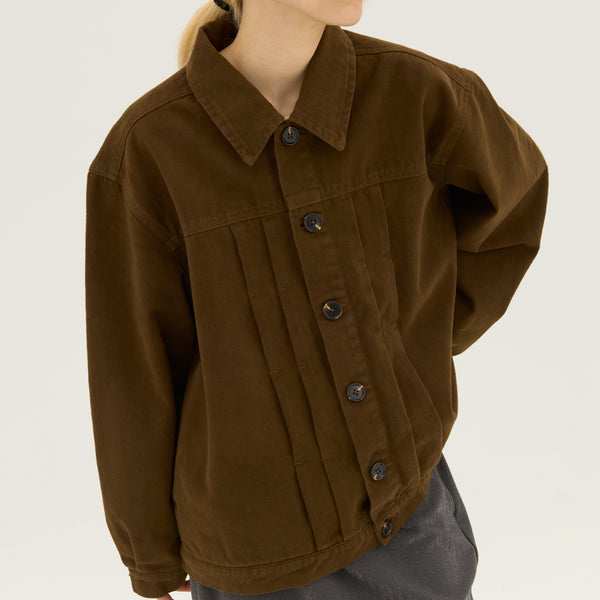 "Delta Q" ジャケット ブラウン アイボリー 熱力学 断熱 レディース メンズ 人気 おしゃれ カジュアル 秋 冬 - QurioStore QurioS