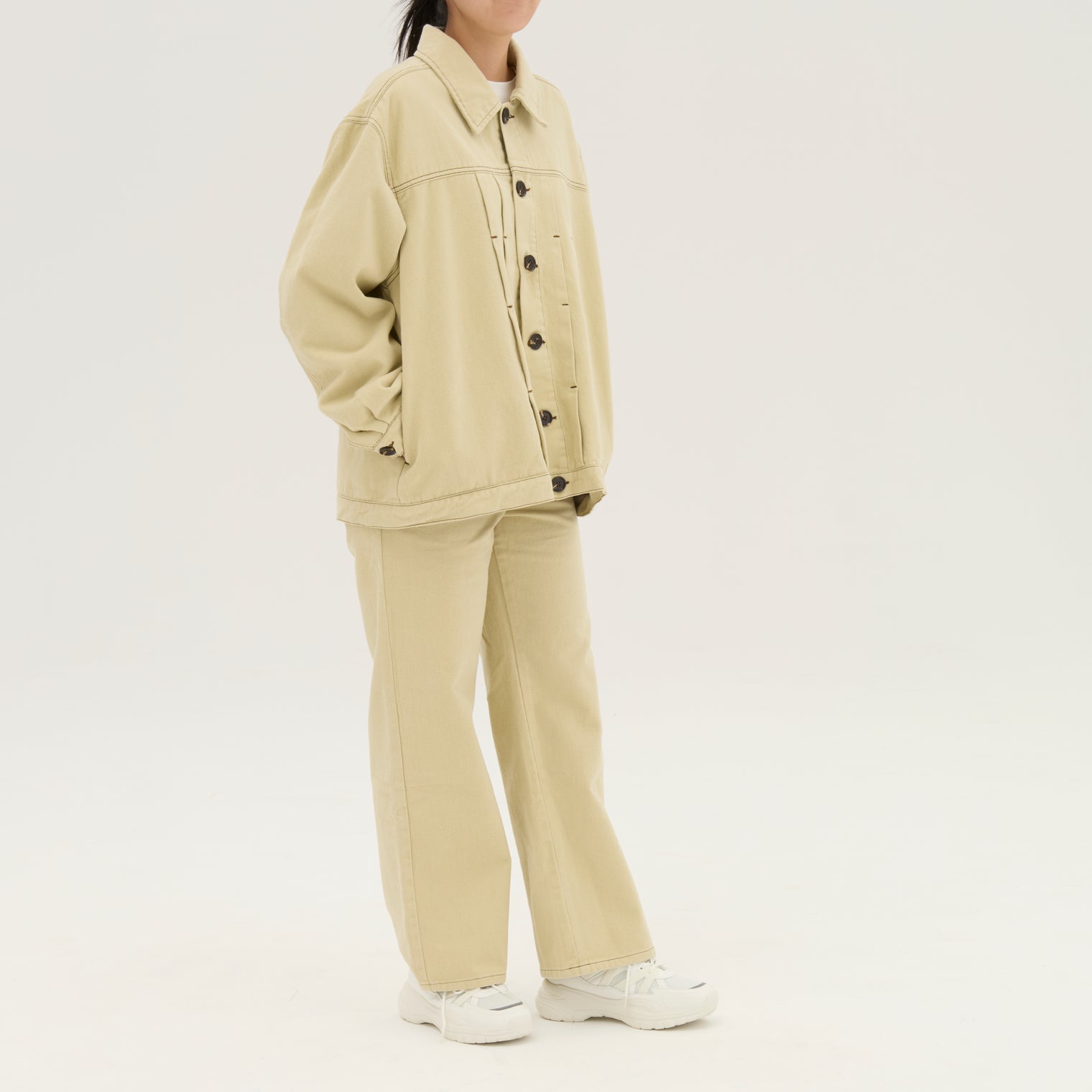 "Delta Q" ジャケット ブラウン アイボリー 熱力学 断熱 レディース メンズ 人気 おしゃれ カジュアル 秋 冬 - QurioStore QurioS