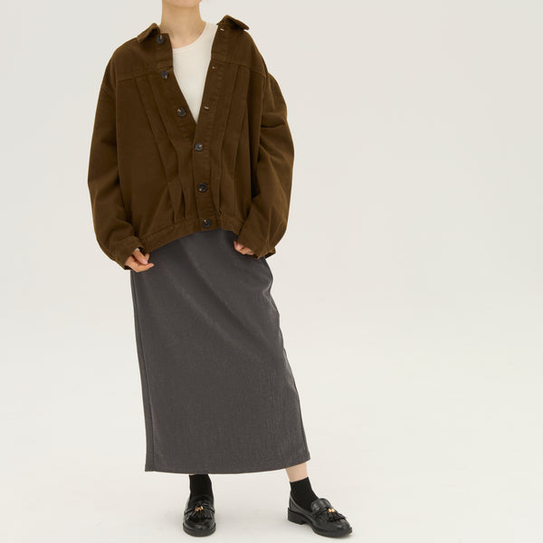 "Delta Q" ジャケット ブラウン アイボリー 熱力学 断熱 レディース メンズ 人気 おしゃれ カジュアル 秋 冬 - QurioStore QurioS