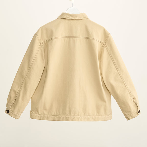 "Delta Q" ジャケット ブラウン アイボリー 熱力学 断熱 レディース メンズ 人気 おしゃれ カジュアル 秋 冬 - QurioStore QurioS