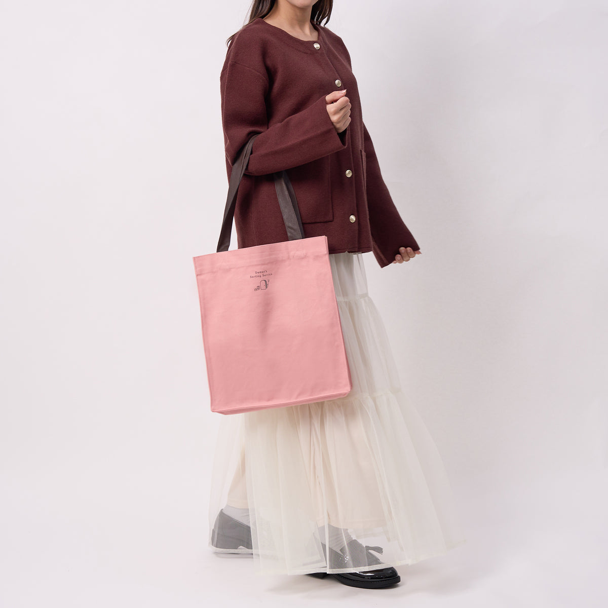 "マクスウェルの悪魔" トートバッグ ブラウン グレー ピンク 物理学 思考実験 トートバッグ 悪魔 ドア クイズノック グッズ レディース メンズ 人気 おしゃれ 20代 30代 - QurioStore QurioS
