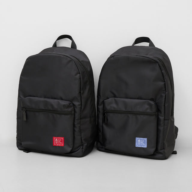 "n→2n" 無限ポケットリュック ブラック レッド ネイビー 数学 集合 バックパック ホテル 撥水 カバン レディース メンズ 通勤 通学 旅行 人気 おしゃれ 20代 30代 - QurioStore QurioS