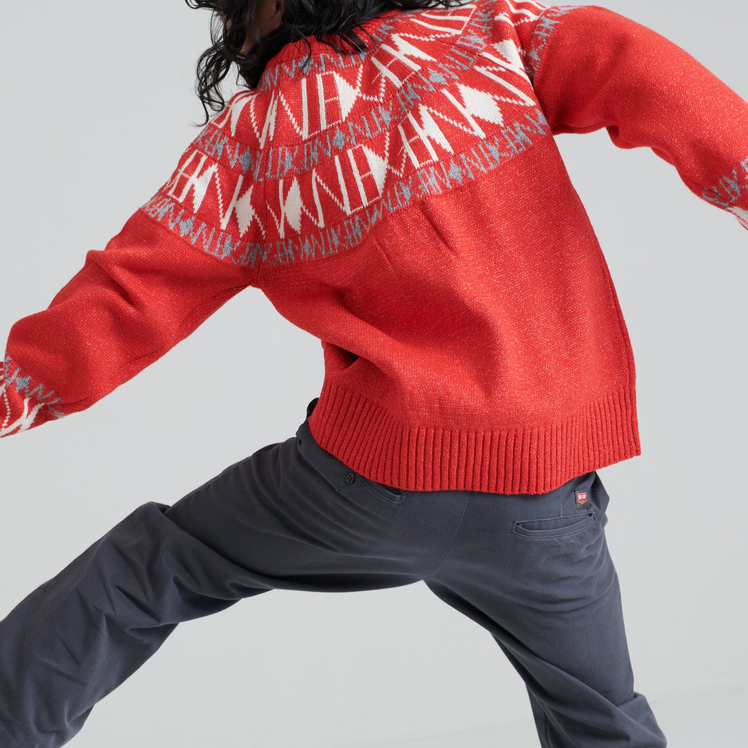 "Knowledge" ニットプルオーバー