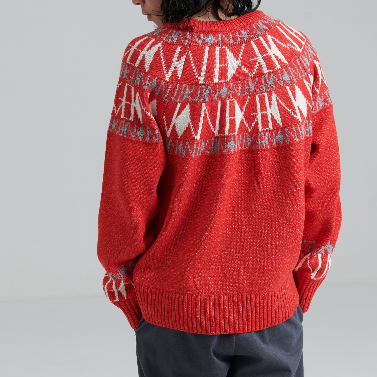 "Knowledge" ニットプルオーバー