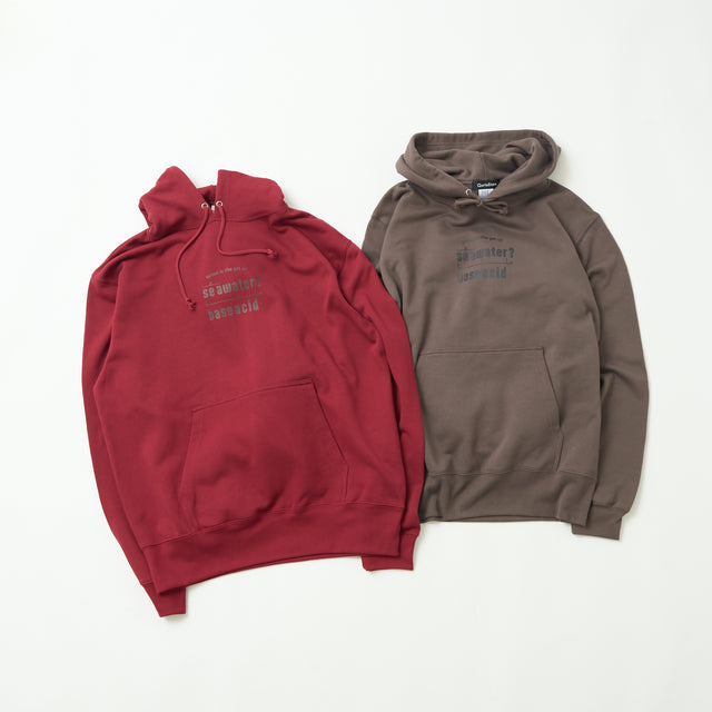 "pH" 謎解きパーカー バーガンディ チャコール 謎解き 化学 パーカー 海水 中性 酸性 秋冬 レディース メンズ 人気 おしゃれ 20代 30代 - QurioStore QurioS