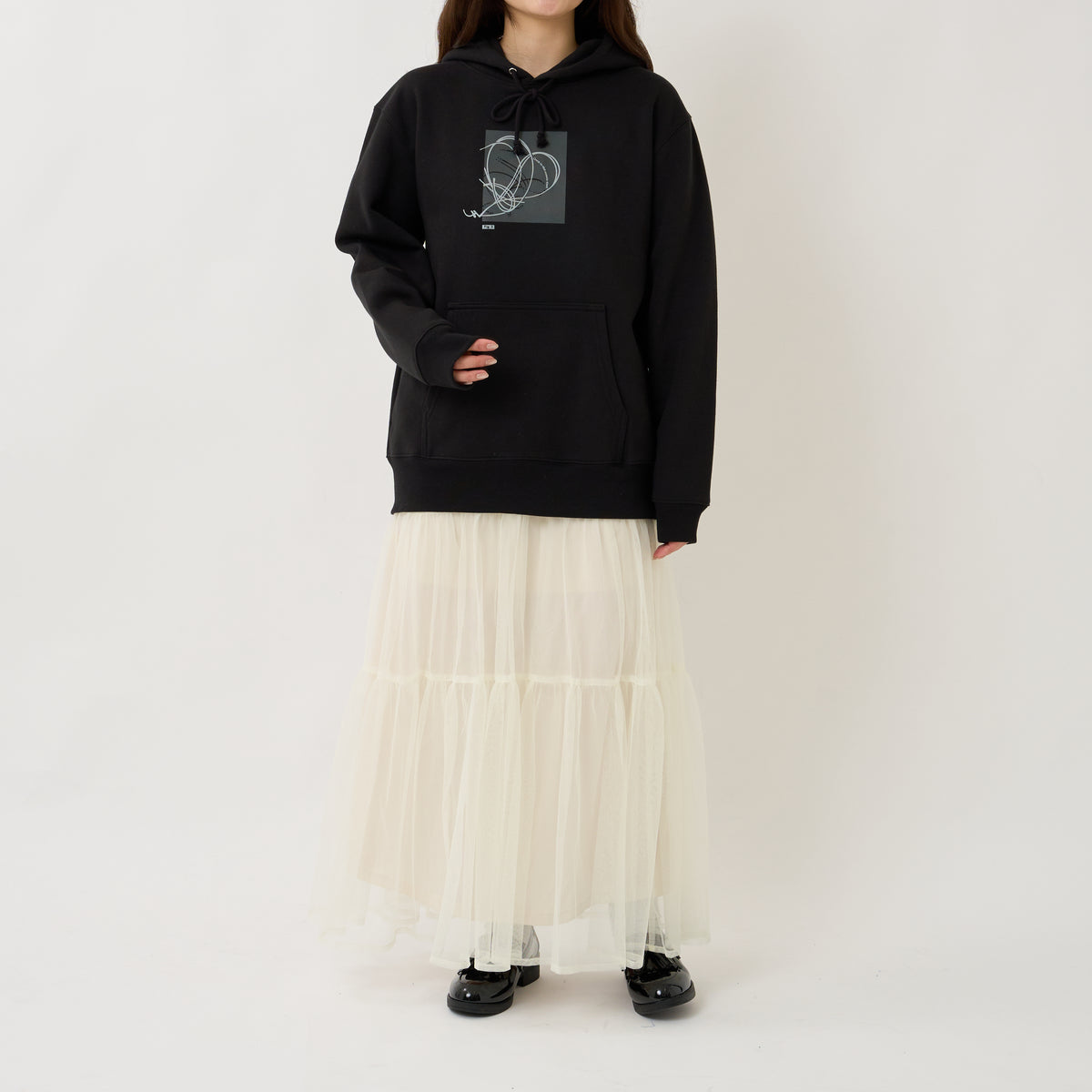 "Chaos" 二重振り子パーカー(企画:須貝駿貴) ベージュ ブルー ブラック 物理 振り子 パーカー 振り子 軌道 クイズノック グッズ レディース メンズ 人気 おしゃれ 20代 30代 - QurioStore QurioS