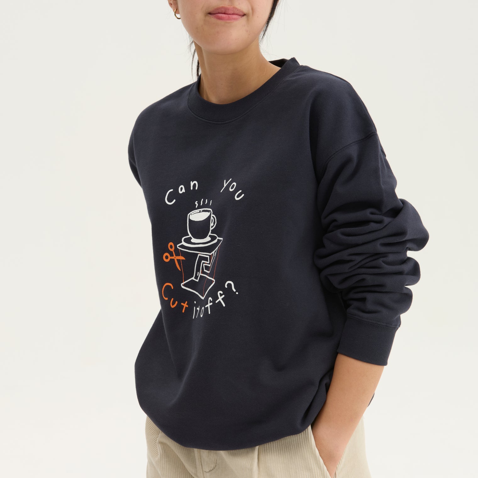 "テンセグリティ" スウェット バーガンディ アイボリー ネイビー 物理 力学 構造 トレーナー コーヒーカップ レディース メンズ 人気 おしゃれ かわいい おすすめ 秋 冬 - QurioStore QurioS