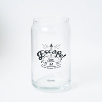 "第二宇宙速度" 缶型グラス クリア 物理 脱出速度 コップ 小物入れ - QurioStore QurioS