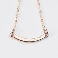 "Catenary" ネックレス ピンクゴールド 数学 カテナリー曲線 数式 - QurioStore QurioS