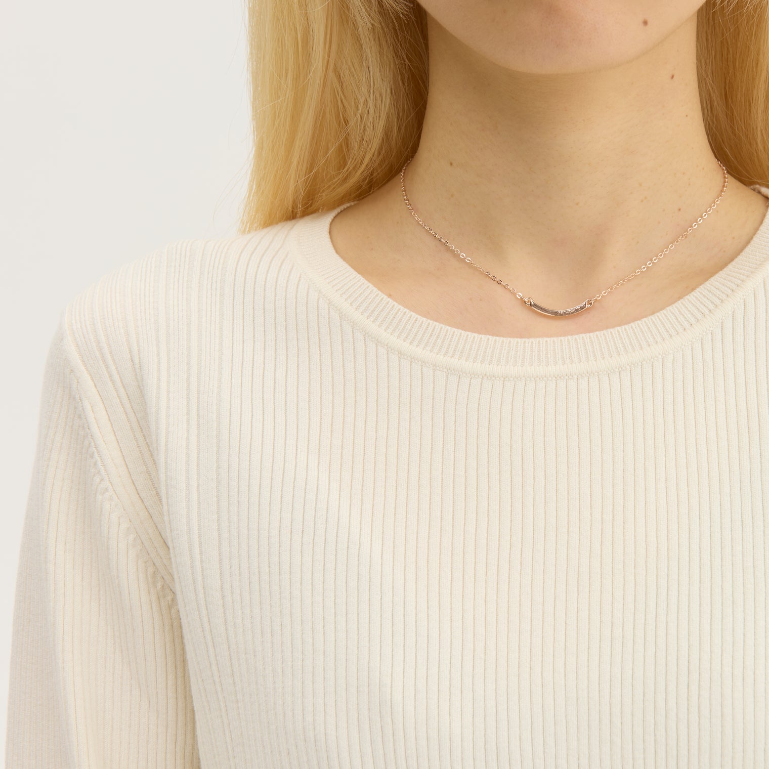 "Catenary" ネックレス ピンクゴールド 数学 カテナリー曲線 数式 - QurioStore QurioS