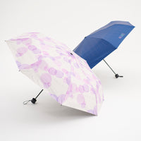 "元素" 折り畳み傘（UVカット・晴雨兼用） 水彩 ピンク ネイビー ブルー 化学 英単語 天気 日傘 - QurioStore QurioS