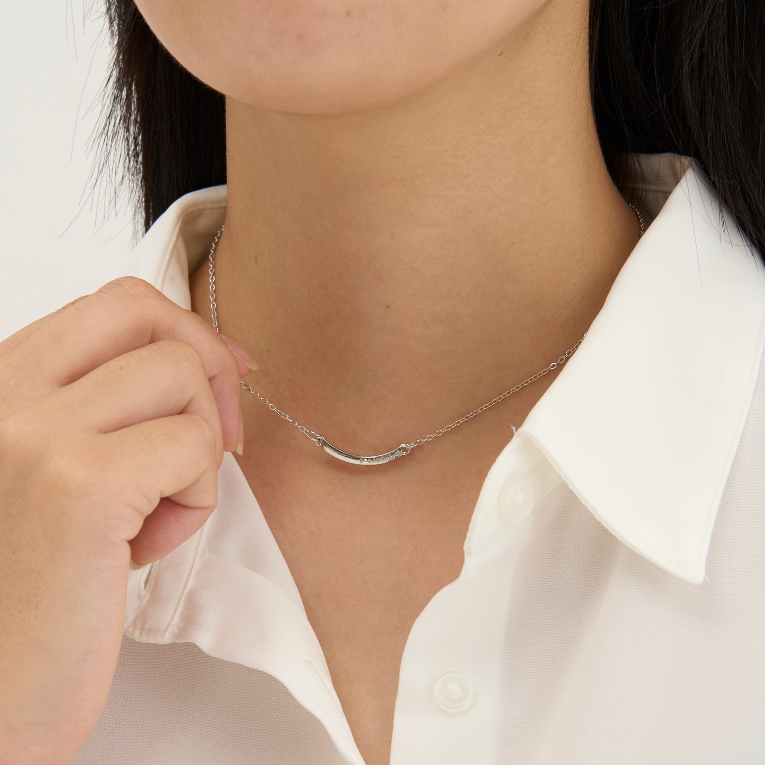 "Catenary" ネックレス シルバー 数学 カテナリー曲線 数式 - QurioStore QurioS