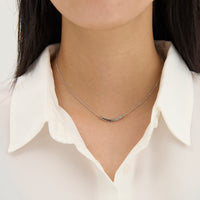 "Catenary" ネックレス シルバー 数学 カテナリー曲線 数式 - QurioStore QurioS