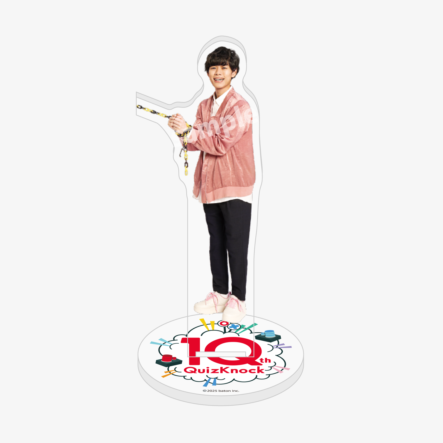 QuizKnock10周年 すごろくコマ 〜QKあるある〜 レッド 芸術・エンターテイメント アクリルスタンド クイズノック アクスタ - QurioStore QuizKnock