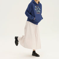 "ボロノイ図" パーカー オリーブ インディゴ 地図 網目 キリン レディース メンズ 人気 おしゃれ かわいい おすすめ 秋 冬 - QurioStore QurioS